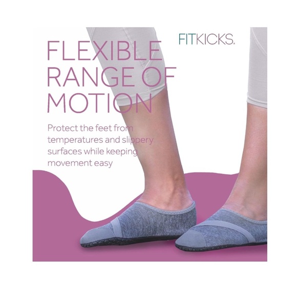 FITKICKS FOLDABLE WATER, ACTIVE FOOTWEAR- GREY SIZE L 8.5/9.5 (NEW WITH TAGS) - Picture 4 of 7